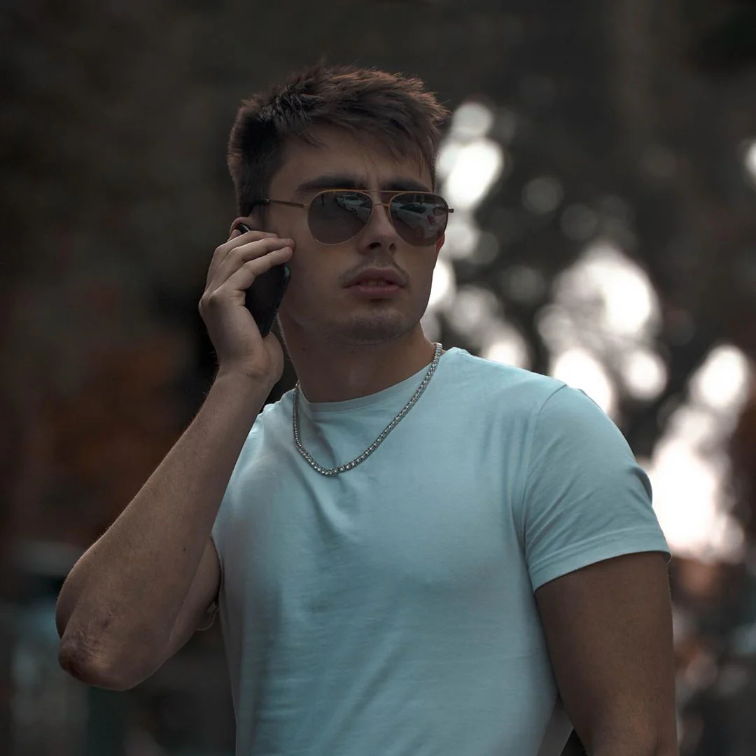 5mm Round Tennis Necklace in Yellow Gold - Image 4