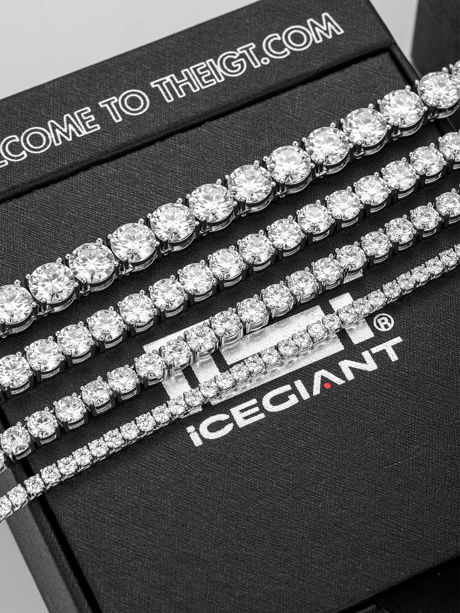 925 Sterling Silver Moissanite Tennis Chain - Image 7