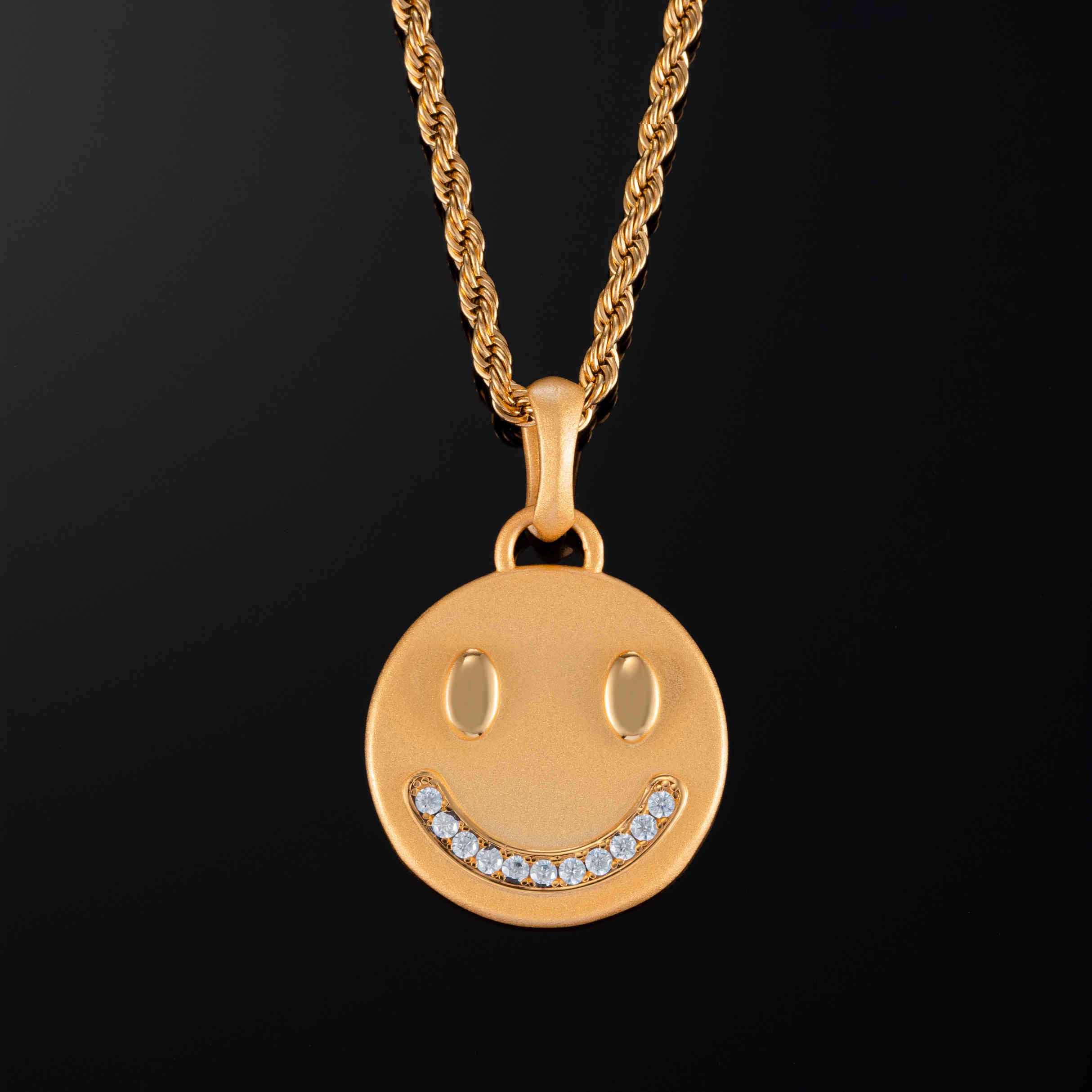 Double Sided Smiley & Sad Face Pendant - Image 3