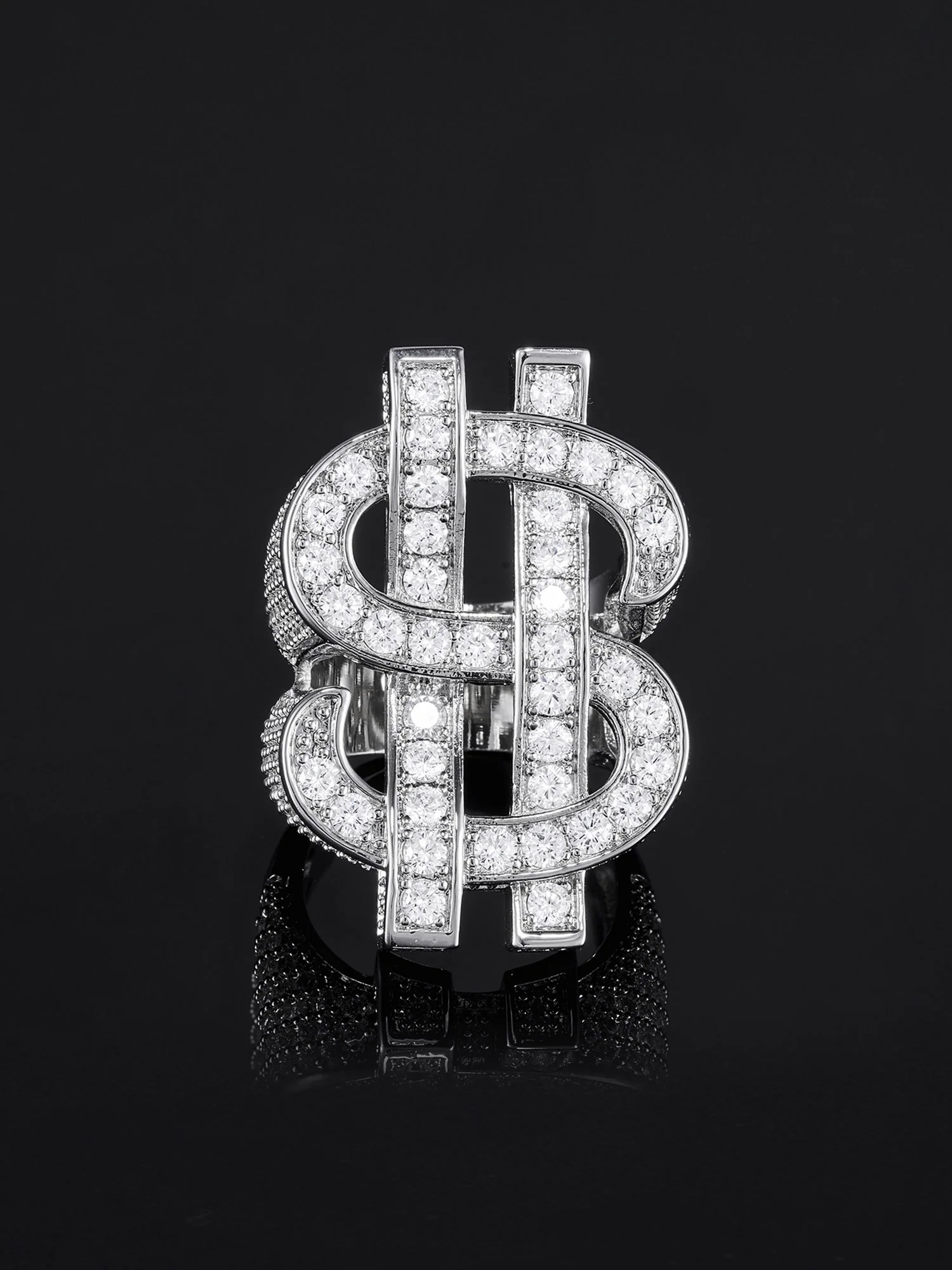 Iced Dollar Ring - Image 3